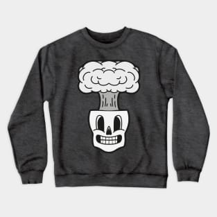 Exploding Skull Crewneck Sweatshirt